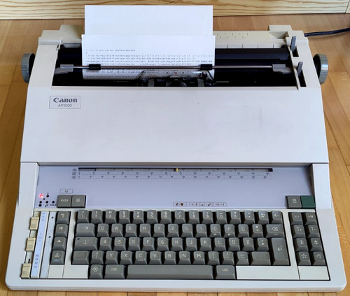 Elektrische schreibmaschine - elektrische,
