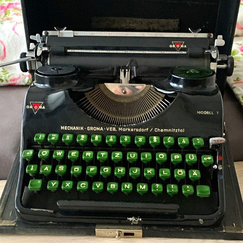 Groma modell schreibmaschine - modell, t