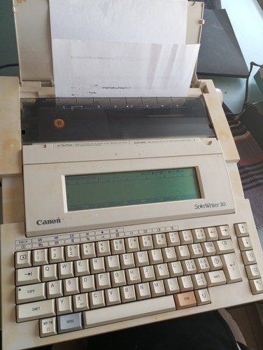 Canon star writer - , 30
