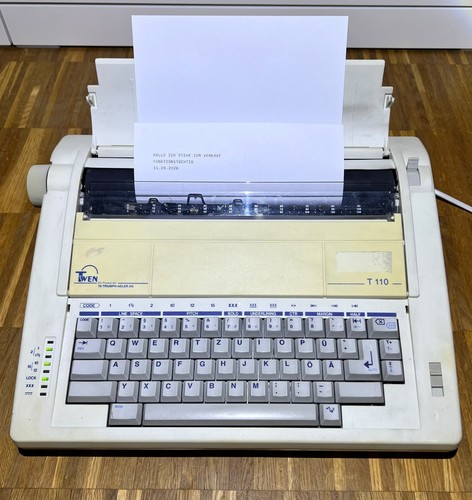 Elektrische schreibmaschine - schreibmaschine,