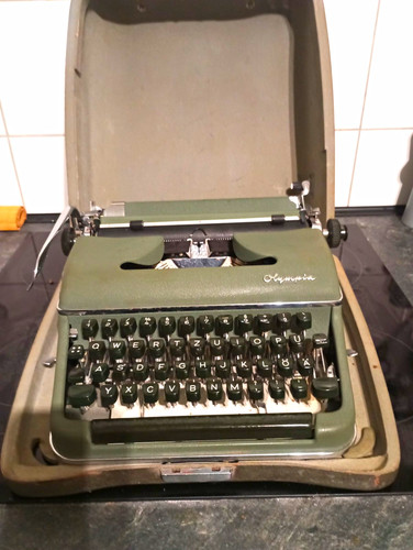 Olympia schreibmaschine grün - olympia,